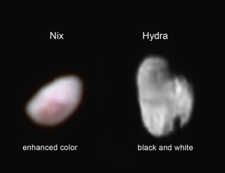 Pluto Moons Nix and Hydra, Seen by New Horizons
