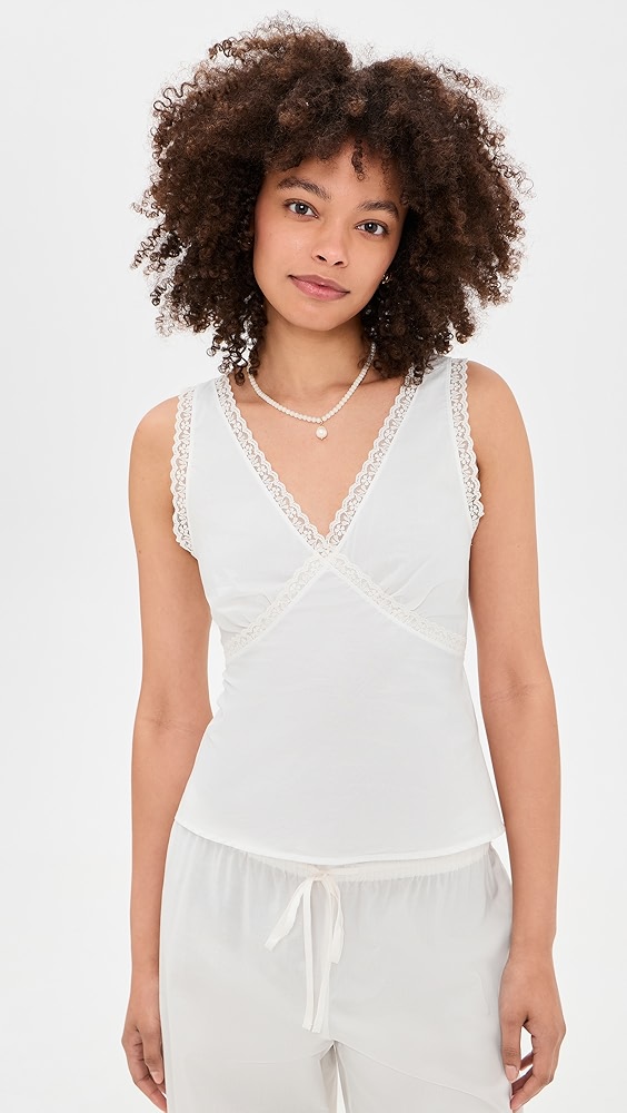 The Iris Tank - White