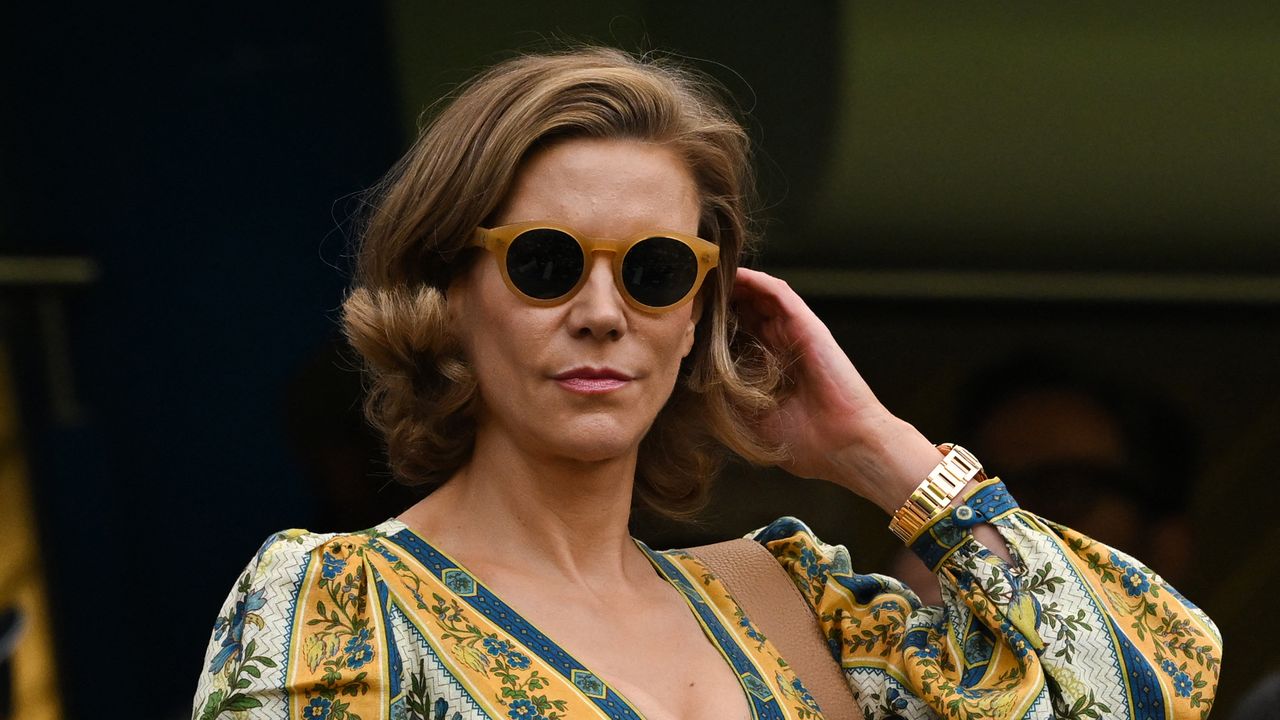 Amanda Staveley at the 2023 Chelsea vs Newcastle United Premier League match