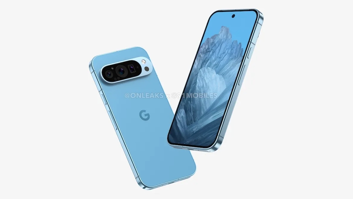A leaked render of the Google Pixel 9