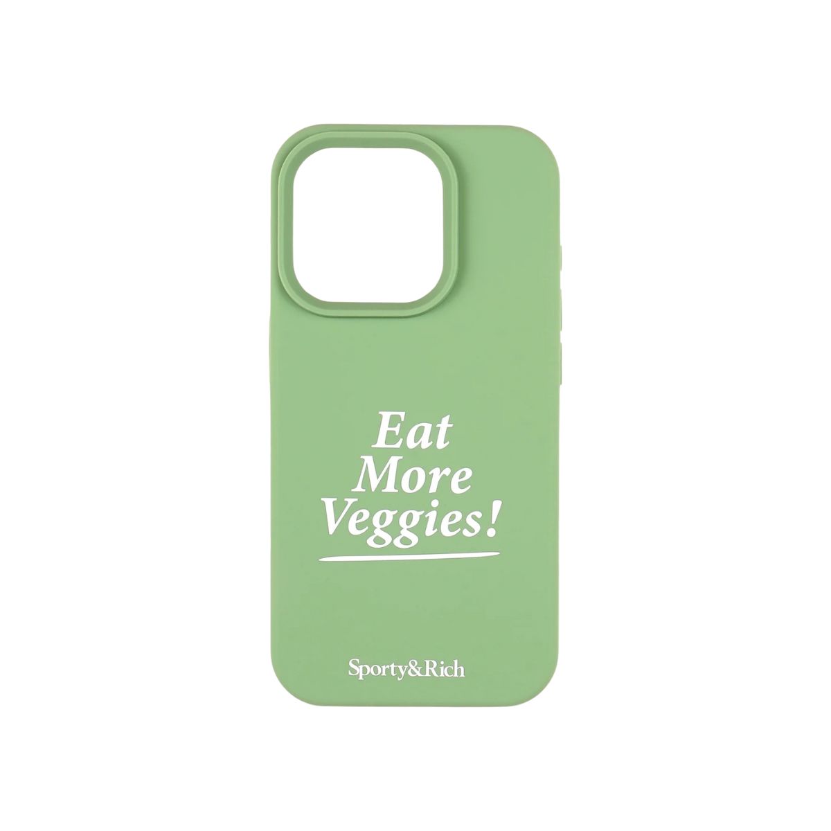 Sporty & Rich Eat More Veggies iPhone Case