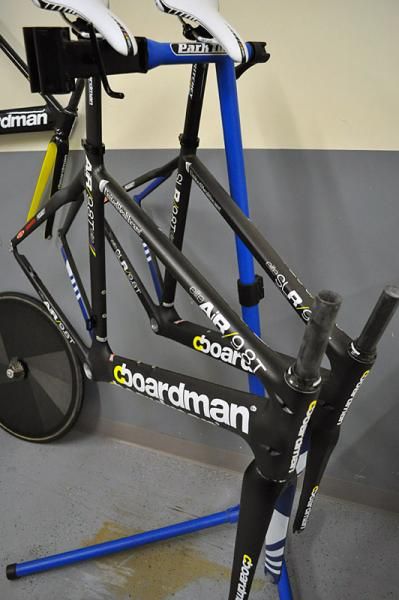 Team issue Boardman frames for UnitedHealthcare Pro Cycling.