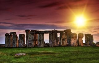 Researchers say that a string wound around the chalk drums gives an exact measurement of 10 "long feet" that was used to lay out ancient monuments like Stonehenge.