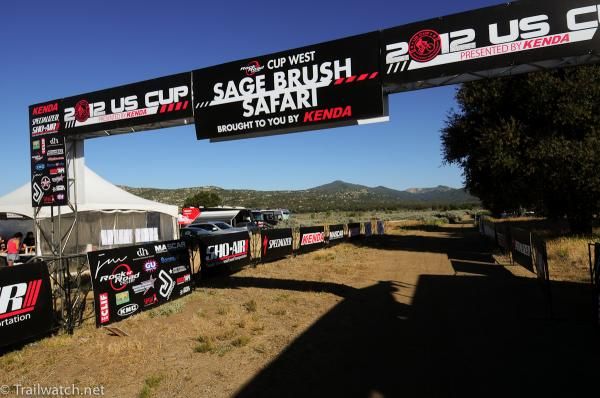 The race venue at Lake Morena County Park