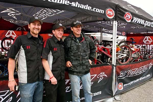 The Santa Cruz Syndicate support crew