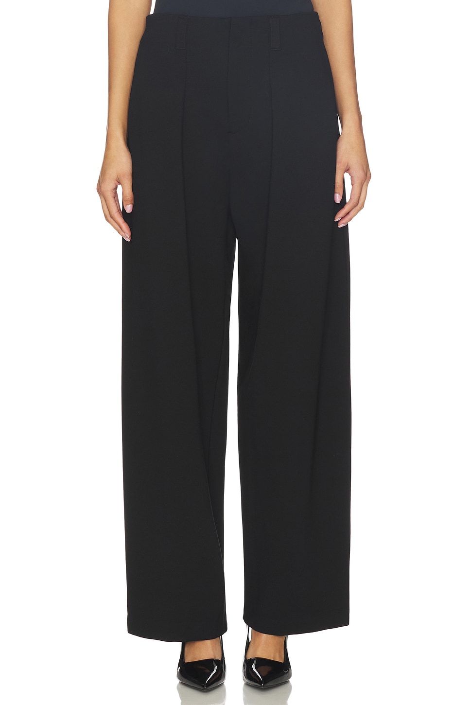 Eden Pleated Ponte Trouser
