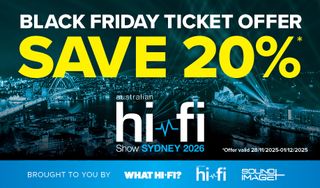 Promotional offer for the Australian Hi-Fi Show in Sydney, 2026