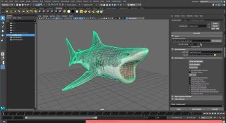 3D shark in Maya