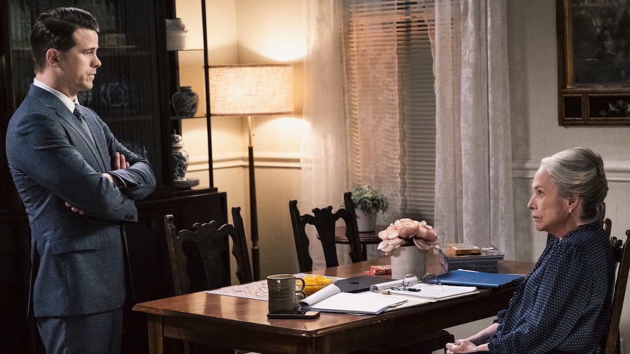 Julian staring down Matty in Matlock Season 2x09