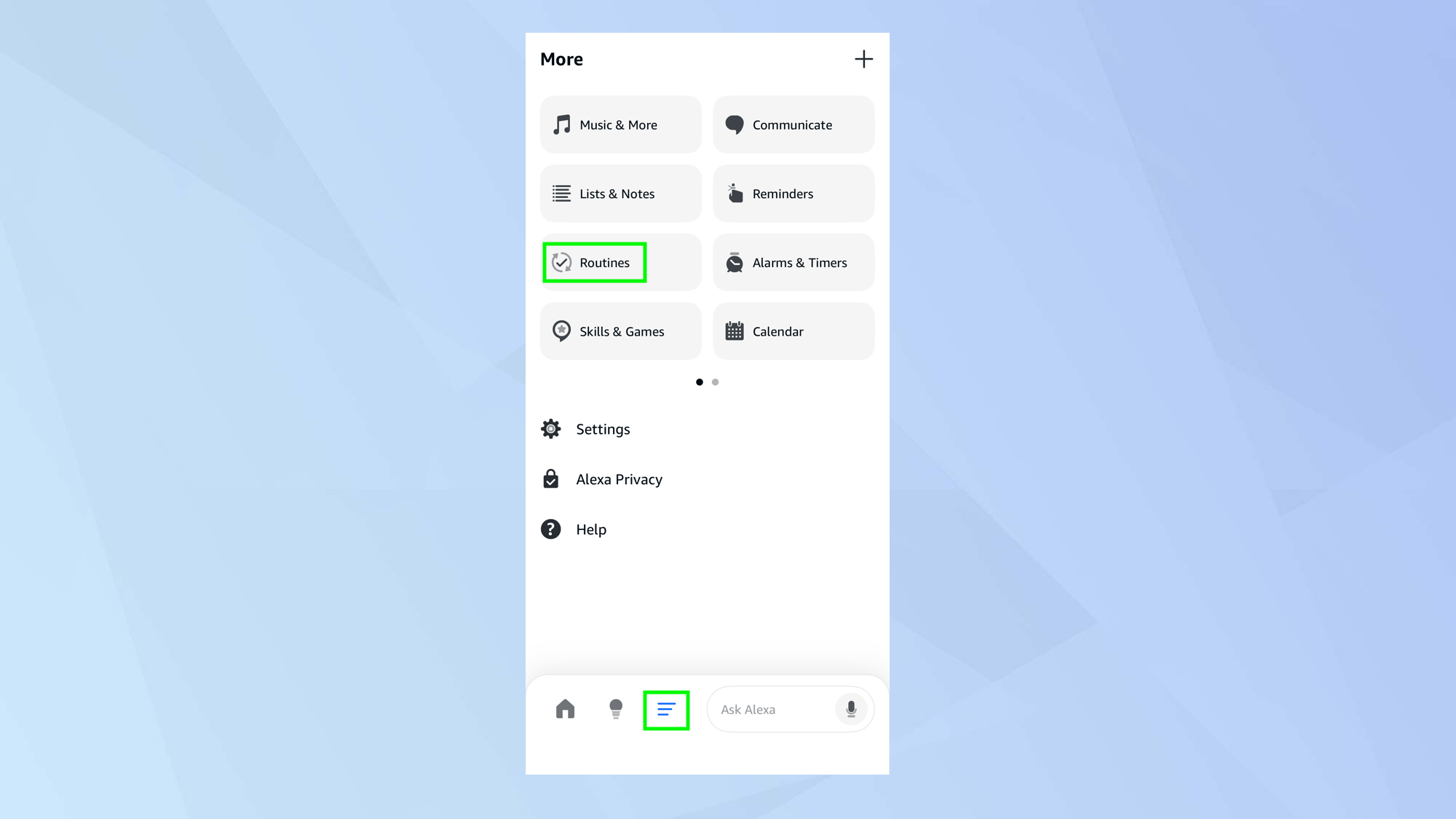 Create Alexa routines triggered by your Ring device