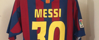 巴塞罗那2005/06赛季梅西球衣在eBay上