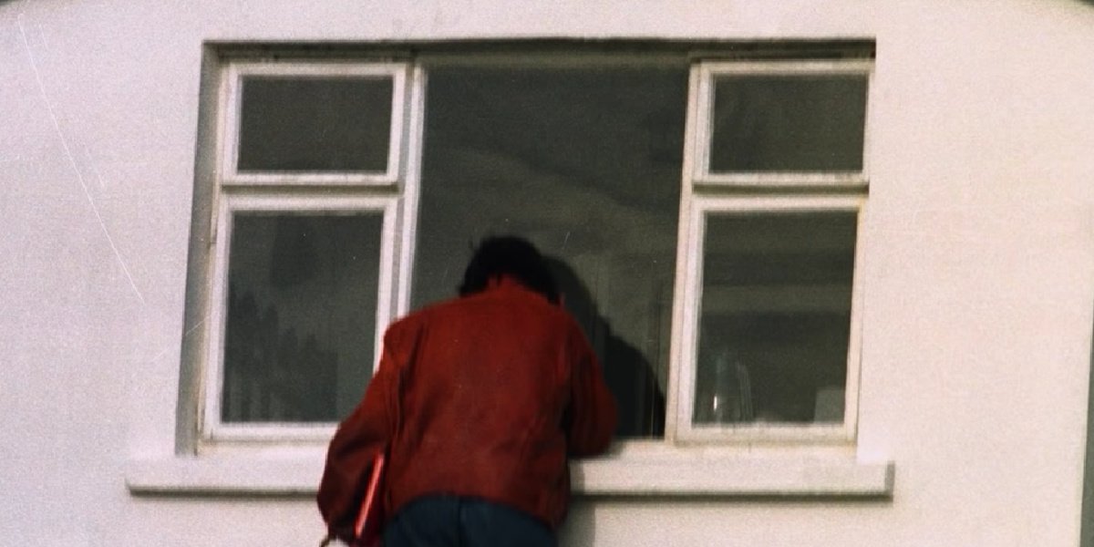 Ian Bailey at the crime scene in Sophie: A Murder in West Cork.