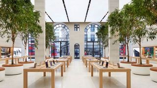 A picture of an Apple Store