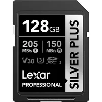 Lexar 128GB Professional Silver Plus UHS-I SDXC
