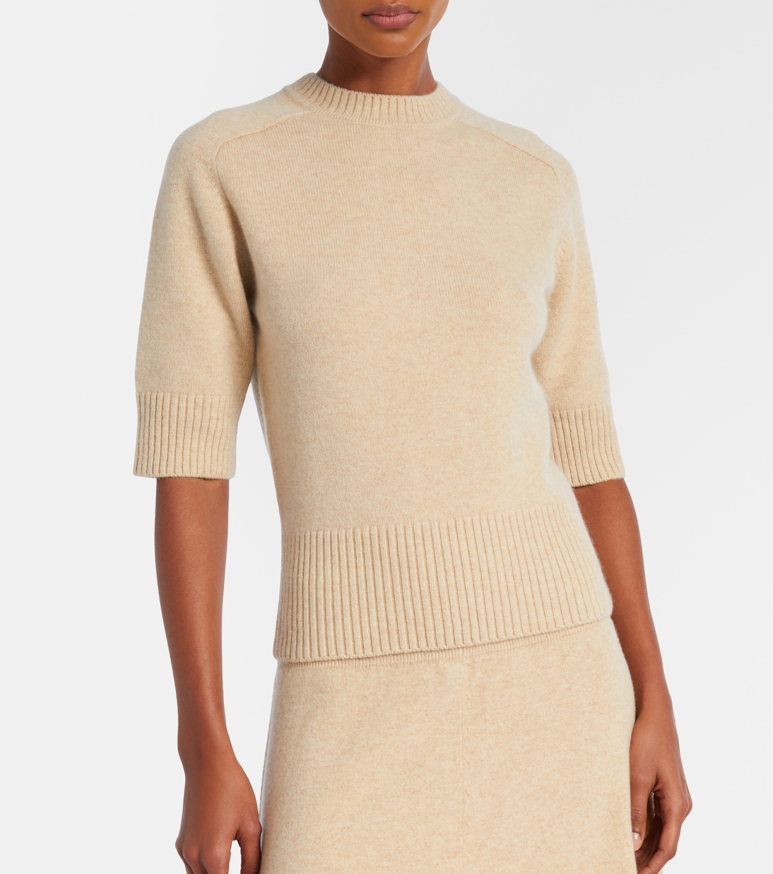 N&amp;deg;374 Lauren Cashmere-Blend Top