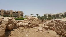 The ancient stone walls of Ayla in modern-day Aqaba.