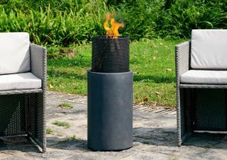 Delshire Polyresin Wood Burning Fire Pit