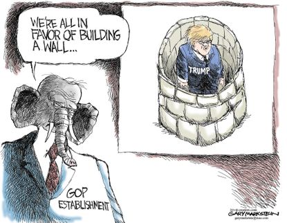 Political cartoon U.S. Donald Trump