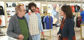 Lil Dicky (Dave Burd) isn't quite sure what to do when his parents get into a screaming match while taking him shopping for clothes.