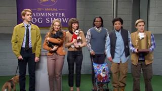 The stars of the SNL Badminster dog show