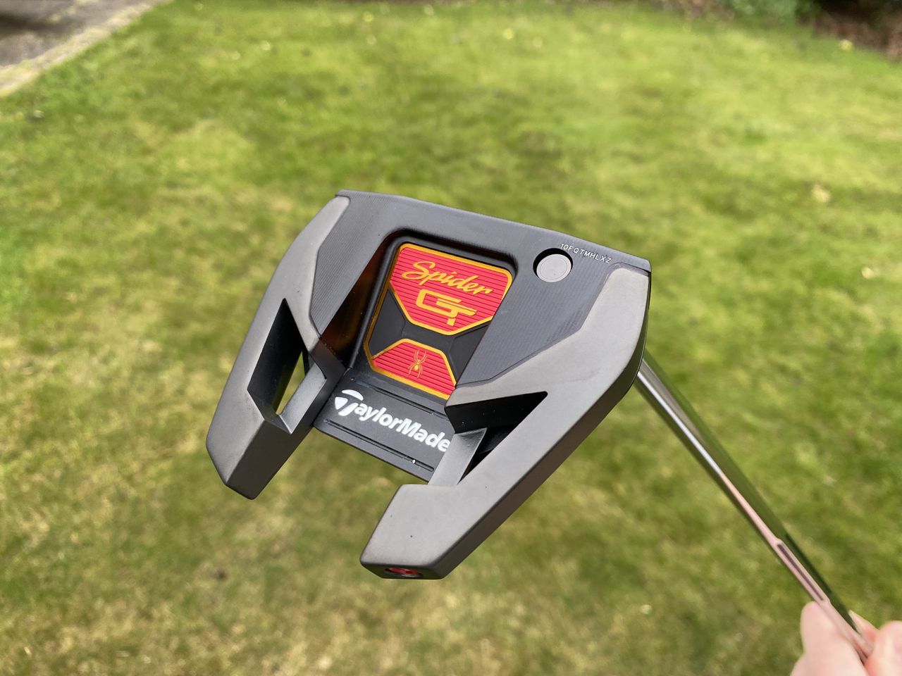 The sole of the TaylorMade Spider GT Putter