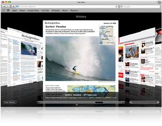 Good: Cover Flow Search History