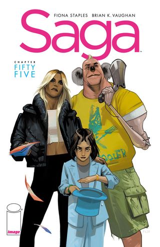 Saga #55 cover