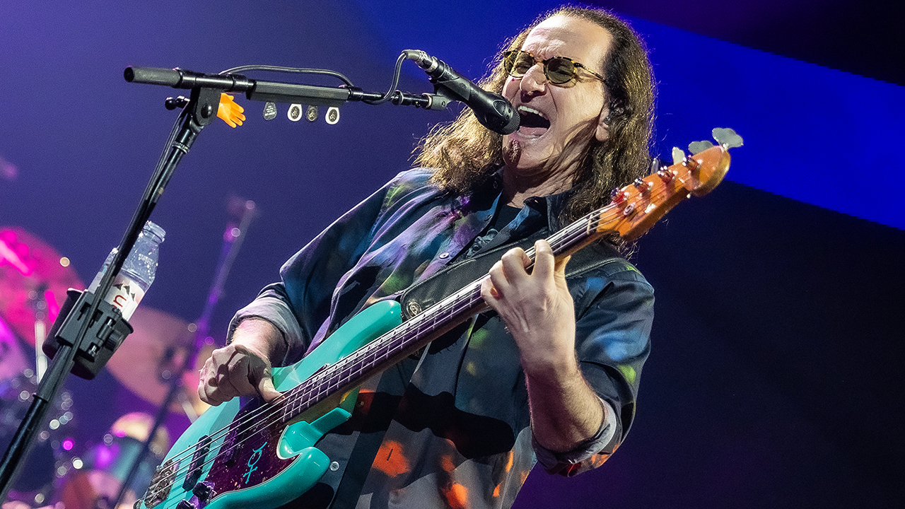 Geddy Lee of Rush performs in concert during the "Rush: Fifty Something" tour at Dickies Arena on July 11, 2026 in Fort Worth, Texas. (Photo by Gary Miller/Getty Images)