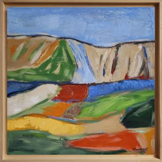 Abstract Landscape, Countryside, Contemporary, French