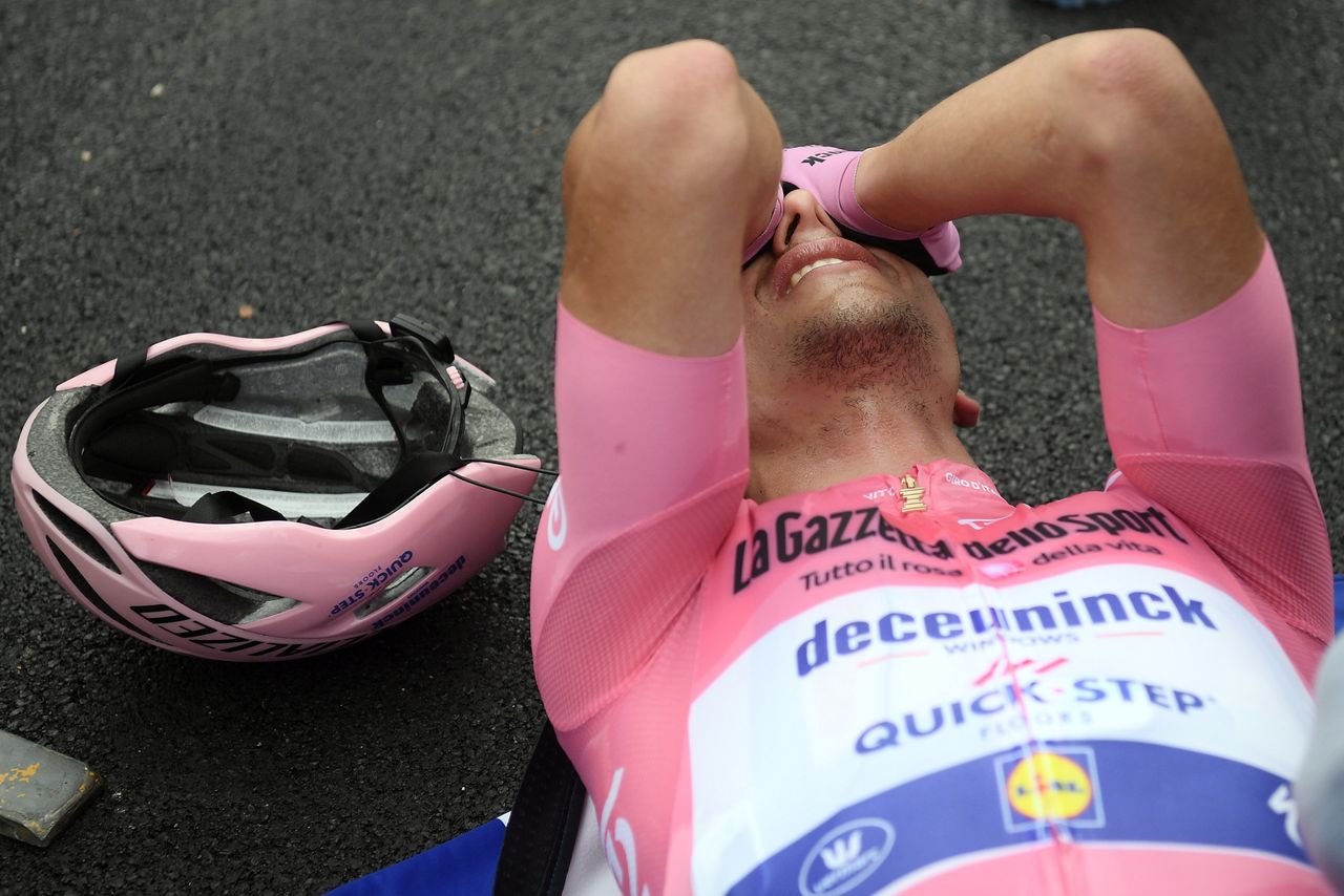 Giro d'Italia 2020 - 103th Edition - 15th stage Base Area Rivolto (Frecce Tricolori) - Piancavallo 185&Acirc;&nbsp;km - 18/10/2020 - Joao Almeida (POR - Deceuninck - Quick Step)- photo POOL/Fabio Ferrari/BettiniPhoto&Acirc;&copy;2020