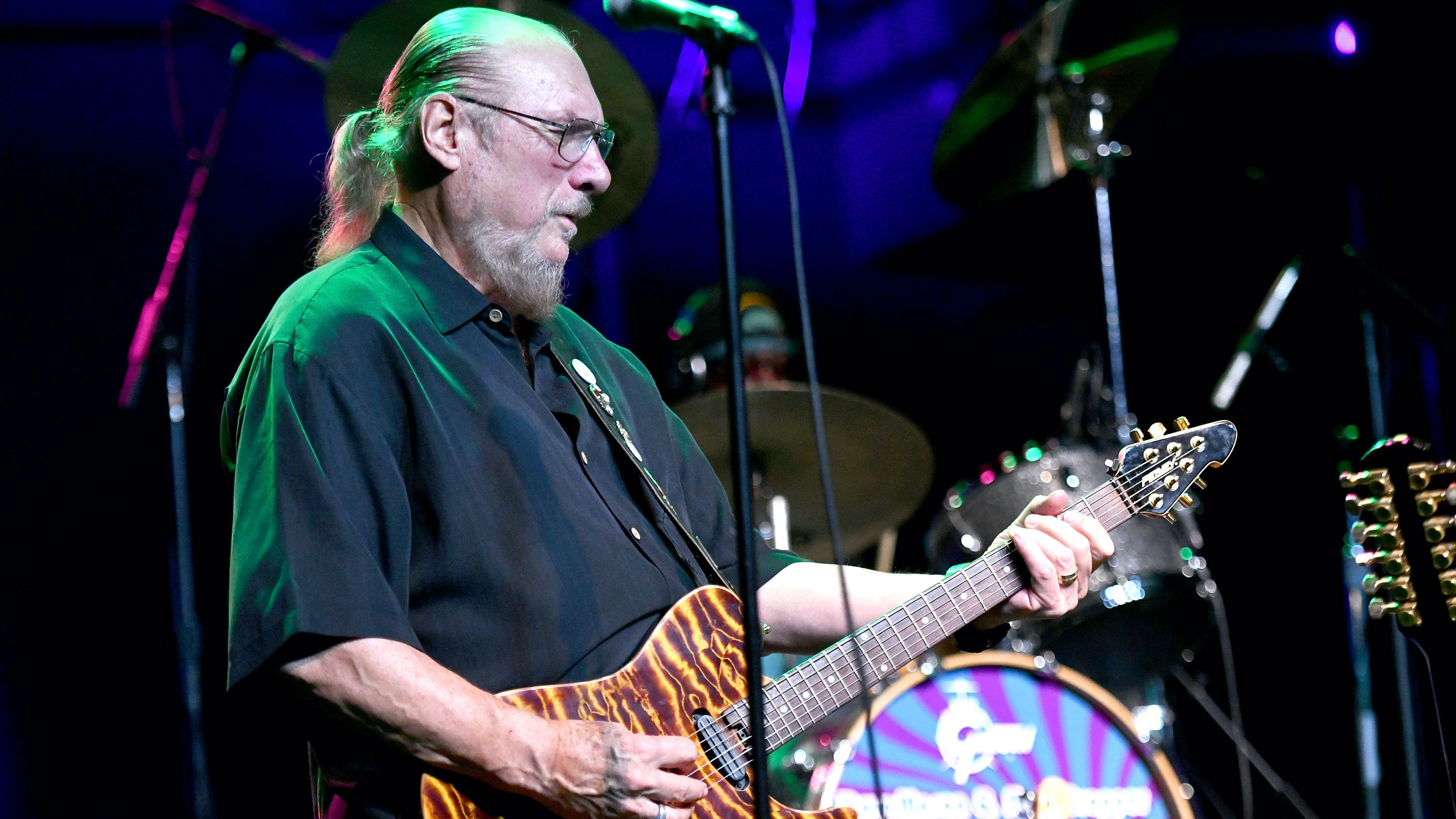 Rock and Roll Hall of Fame inductee Steve Cropper, founding member of Booker T. & the MG's and the Blues Brothers Band, performs onstage at The Rose on September 28, 2018 in Pasadena, California.