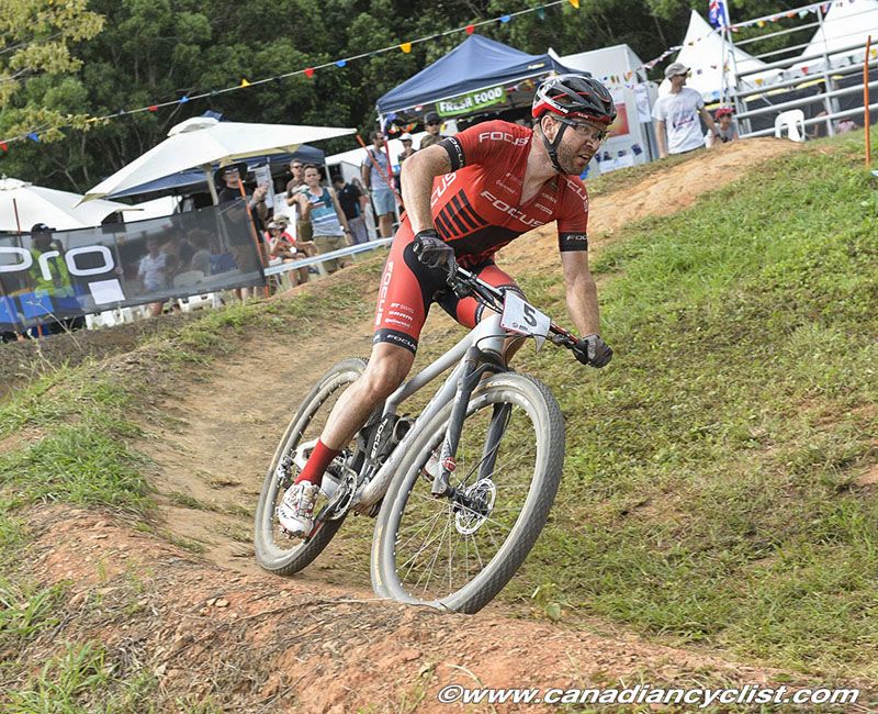Florian Vogel (Focus XC Team) rounded offf the podium