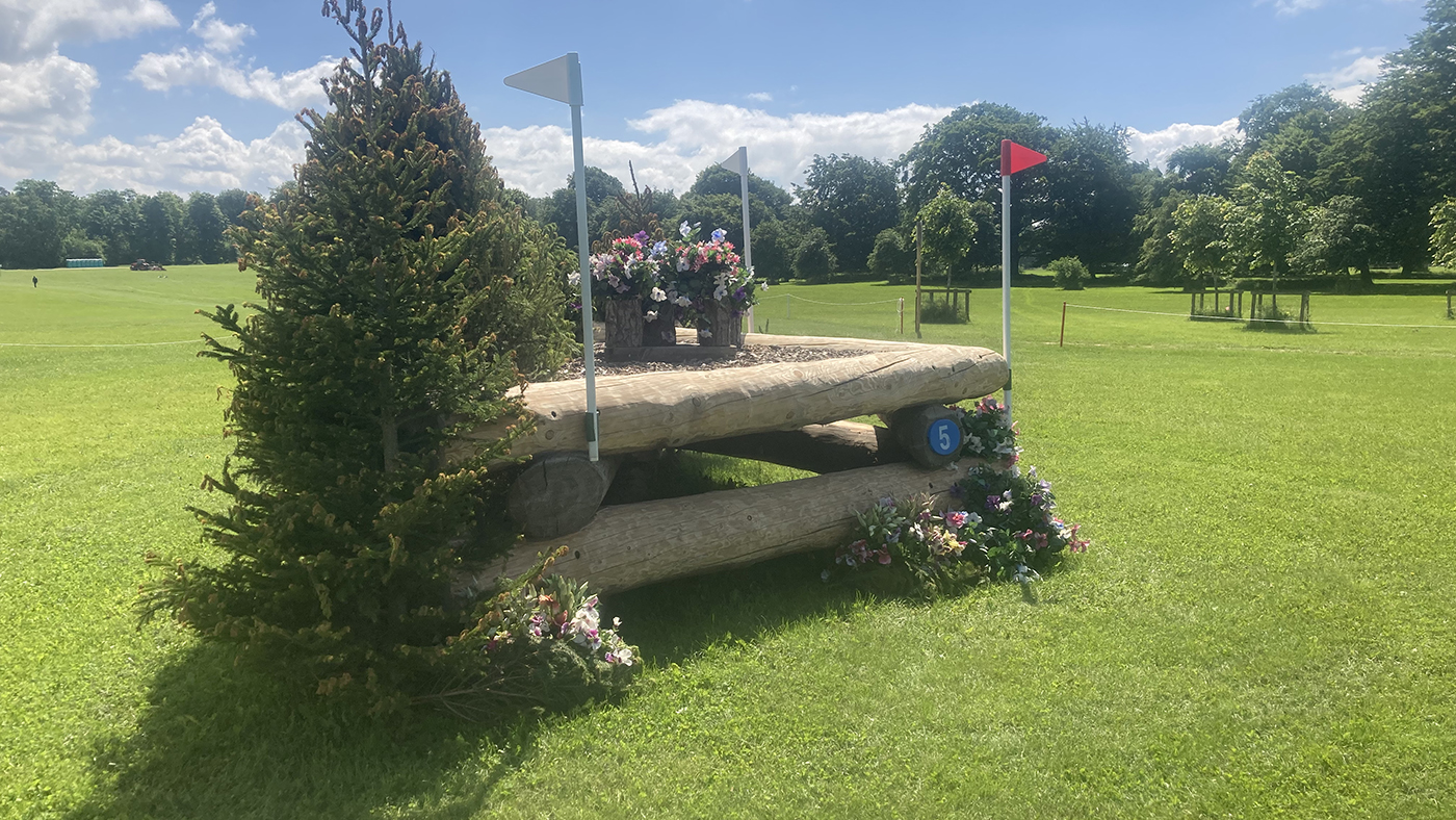 Bramham Horse Trials cross-country course fence 5