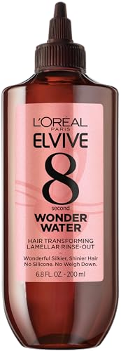 L&amp;rsquo;oreal Paris Elvive 8 Second Wonder Water Lamellar, Rinse Out Moisturizing Hair Treatment for Silky, Shiny Looking Hair, 6.8 Fl; Oz