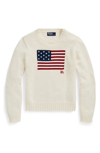 Flag Crewneck Sweater