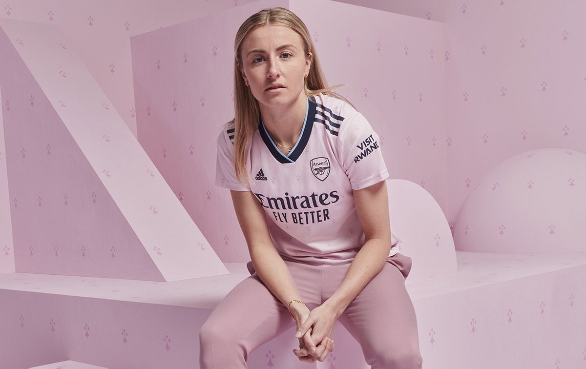 New pink Arsenal third kit 2022/23