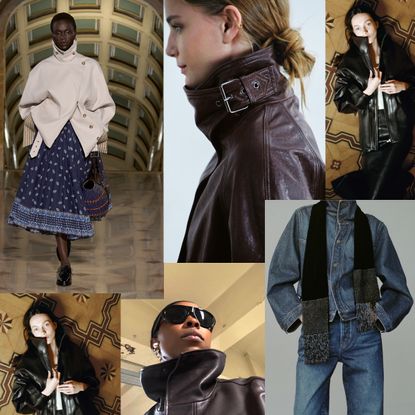 Altuzarra, Zara, Nour Hammour, Kallmeyer, cortnebonilla funnel neck jackets