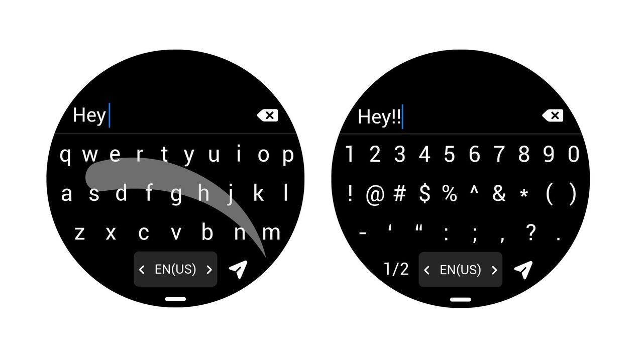 Wear OS 3.5 and One UI Watch 4.5 UI changes