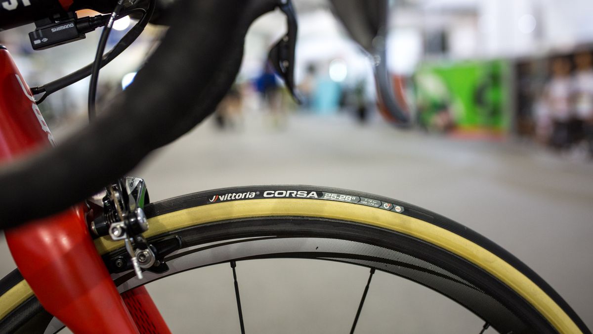 BMC run Vittoria tubular tyres