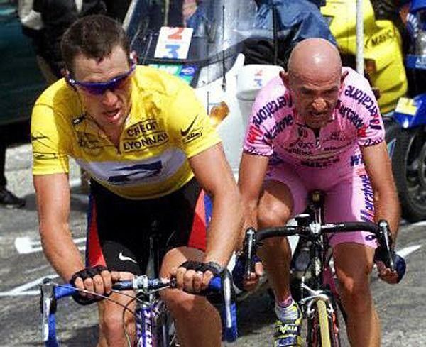 Armstrong and Pantani go head-to-head