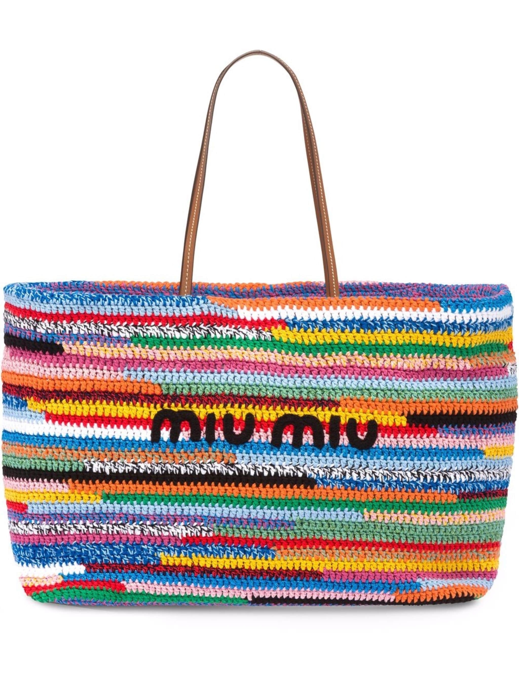 Miu Miu Crochet Tote Bag