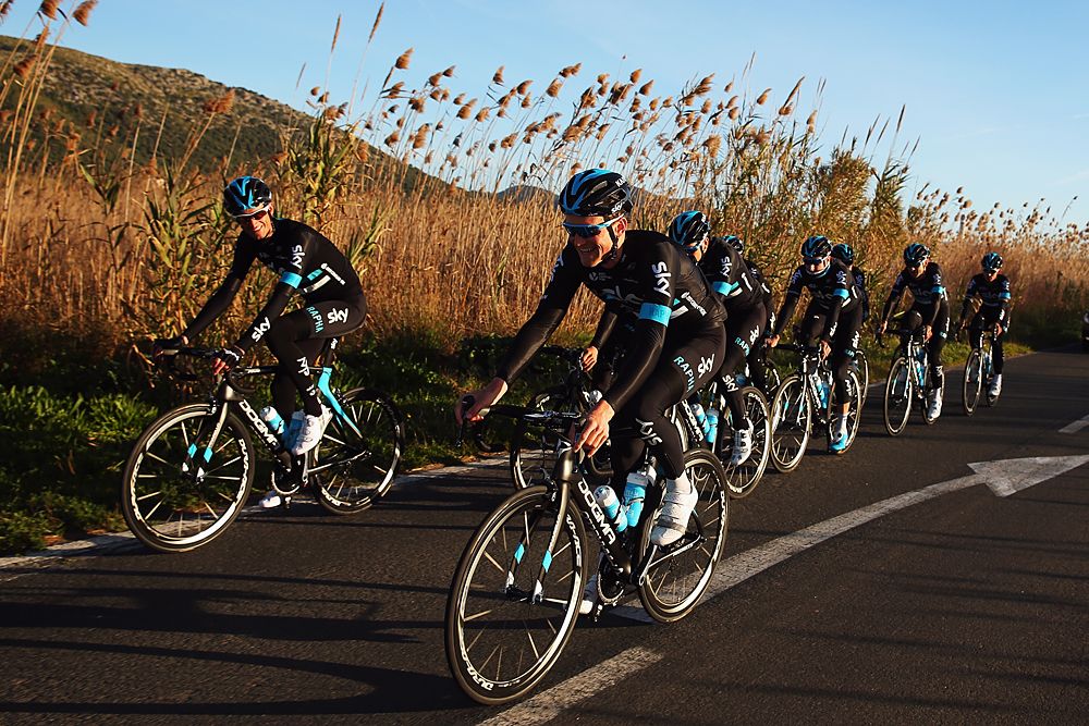 Team Sky meet in Mallorca for a training camp