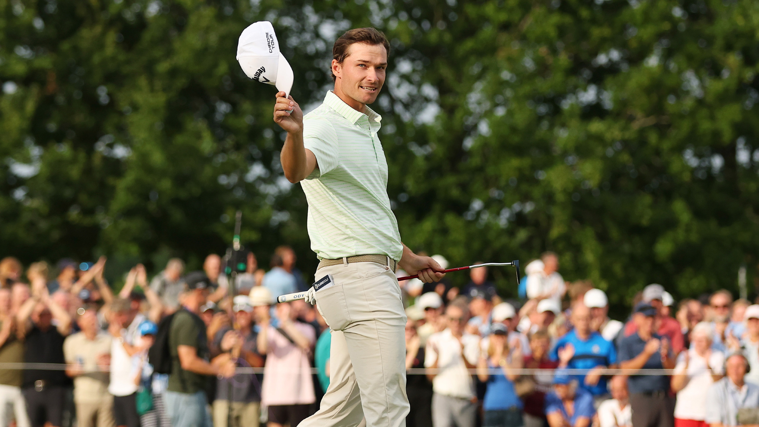 Rasmus Hojgaard at the Danish Golf Championship