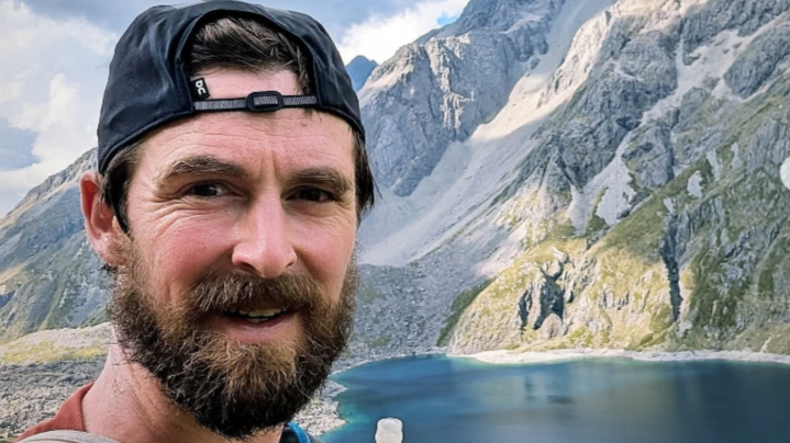 Karel Sabbe posts a selfie whilst running in New Zealand