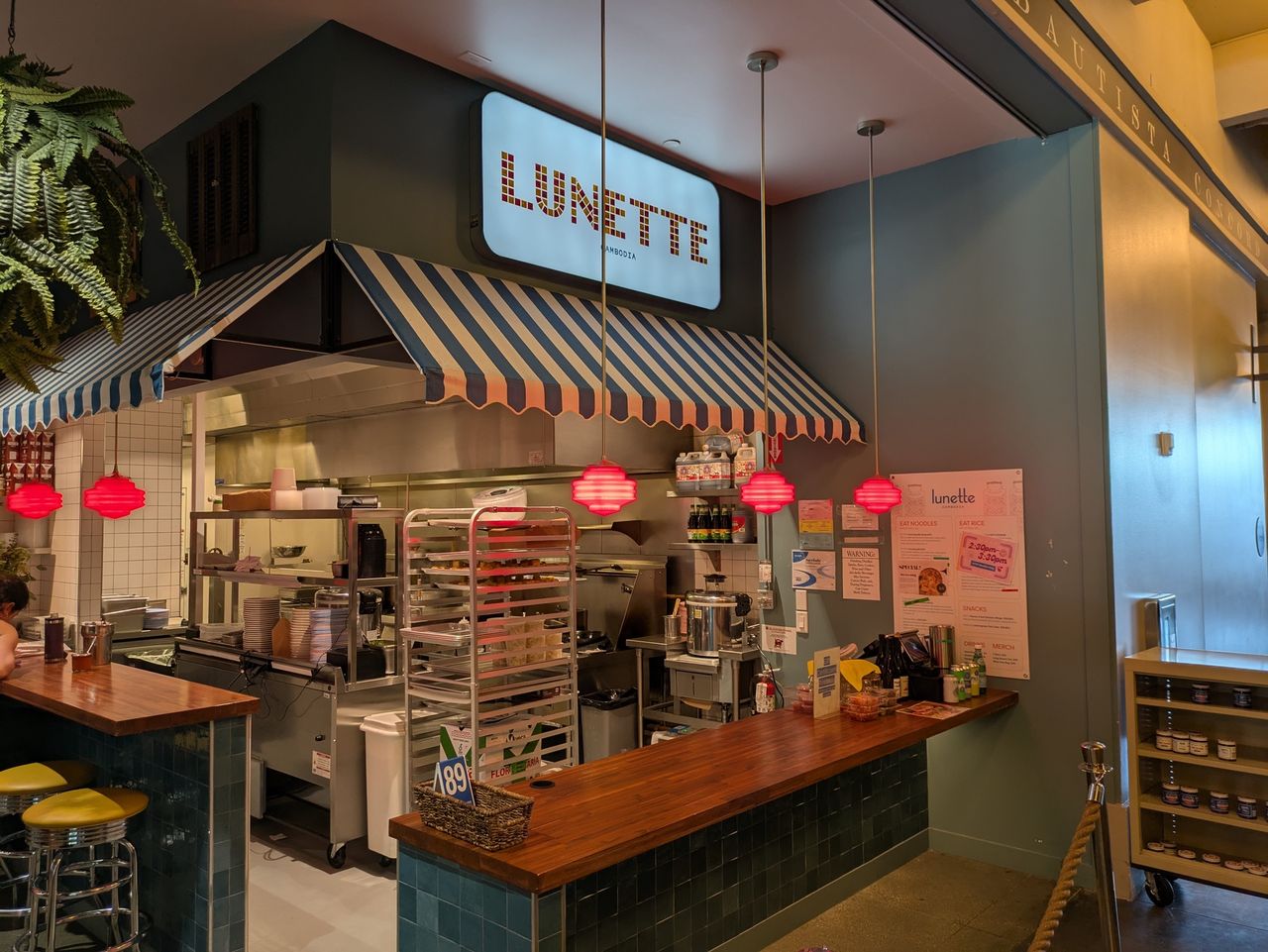 Lunch counter shot by Pixel 8a