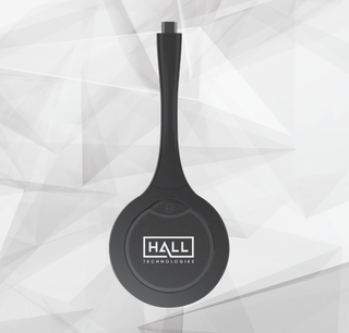 Hall Technologies new videoconference speakerphone.