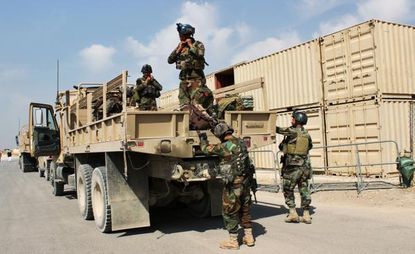 Troops in Kunduz, Afghanistan.