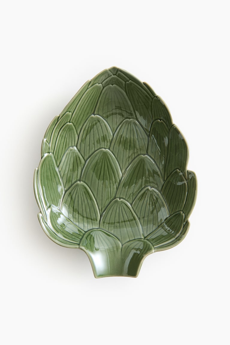 Large Decorative Stoneware Serving Bowl