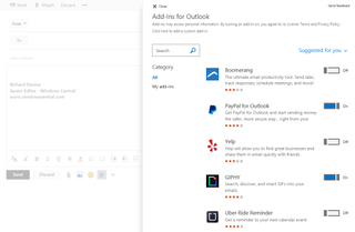 Outlook add-ins