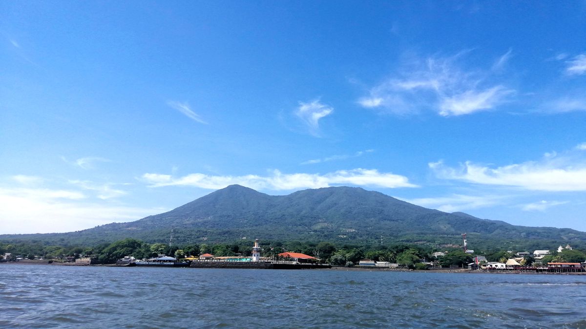 A view of Conchagua volcano in El Salvador